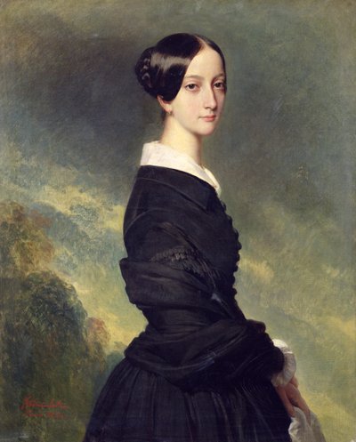 Retrato de Francisca Carolina de Braganza (1824-98) 1844 de Franz Xaver Winterhalter